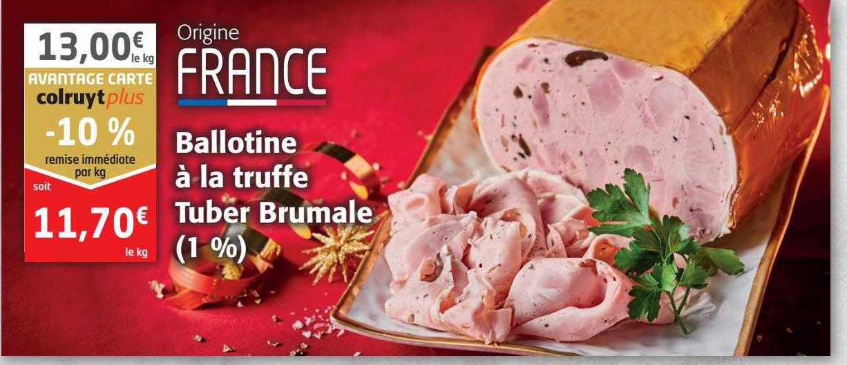 ballotine à la truffe tuber brumale