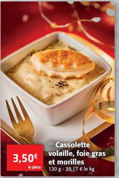 Cassolette Volaille, Foie Gras Et Morilles