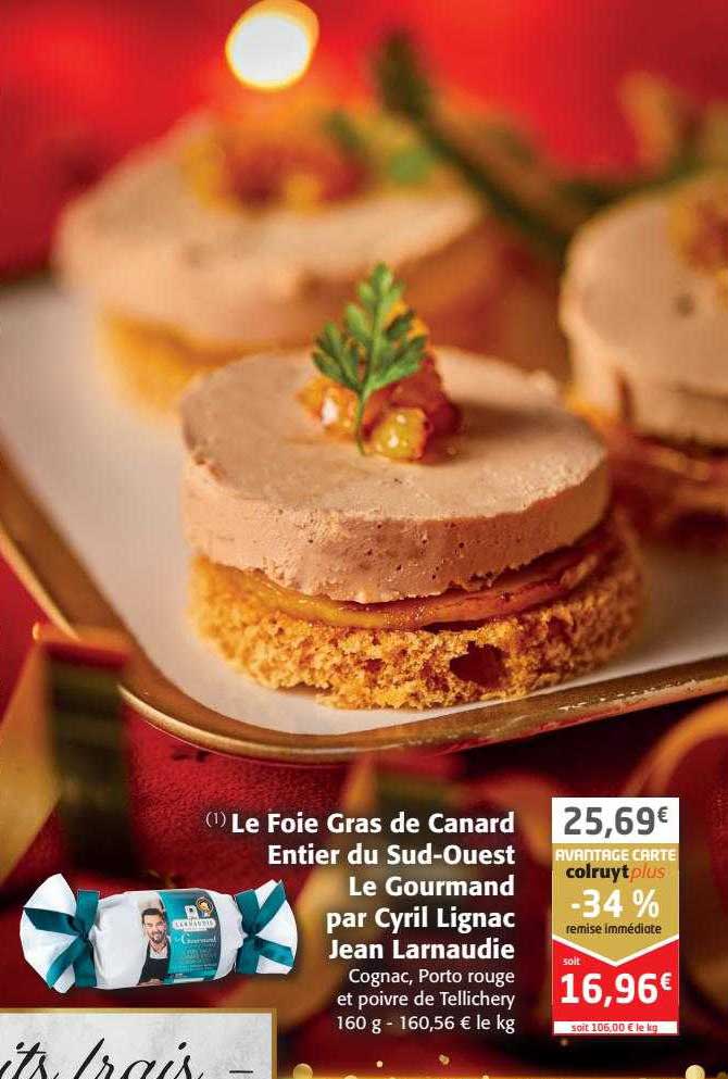 le foie gras de canard entier du sud-ouest le gourmand par cyril lignac jean larnaudie