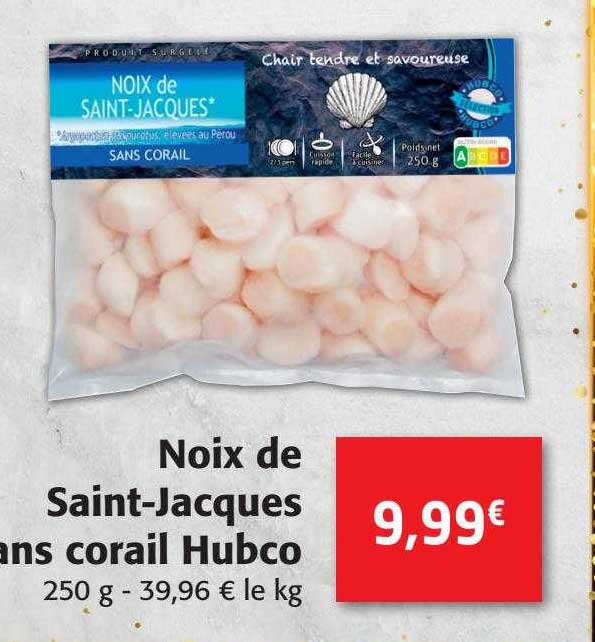 Noix De Saint-jacques Sans Corail Hubco