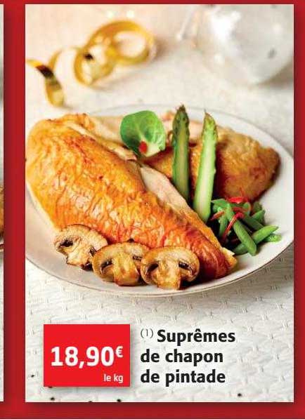suprême de chapon de pintade