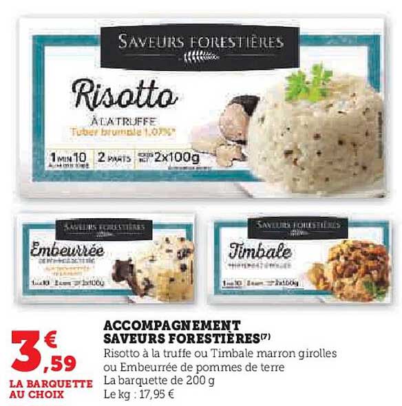 accompagnement saveurs forestieres