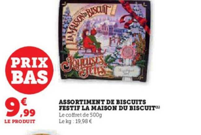 assortiment de biscuits festif la maison du biscuit