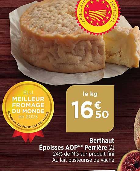 berthaut époisses aop perrière