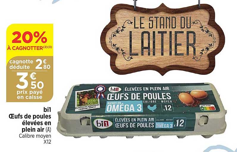 bi1 œufs de poules élevées en plein air