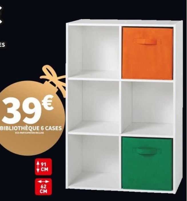 Bibliothèque 6 Cases