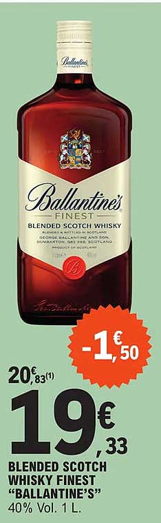 Blended Scotch Whisky Finest "ballantine's"