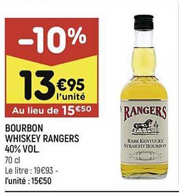 bourbon whiskey rangers