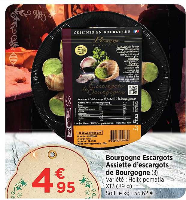 bourgogne escargots assiette d'escargots de bourgogne
