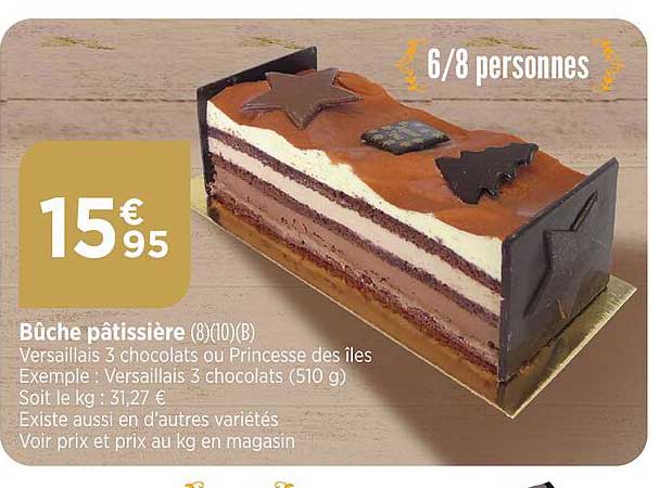 bûche pâtissière
