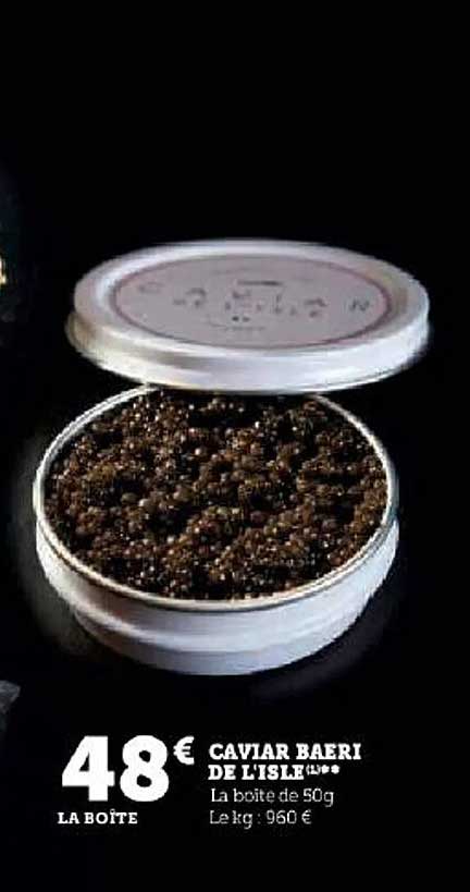 caviar baeri de l'isle