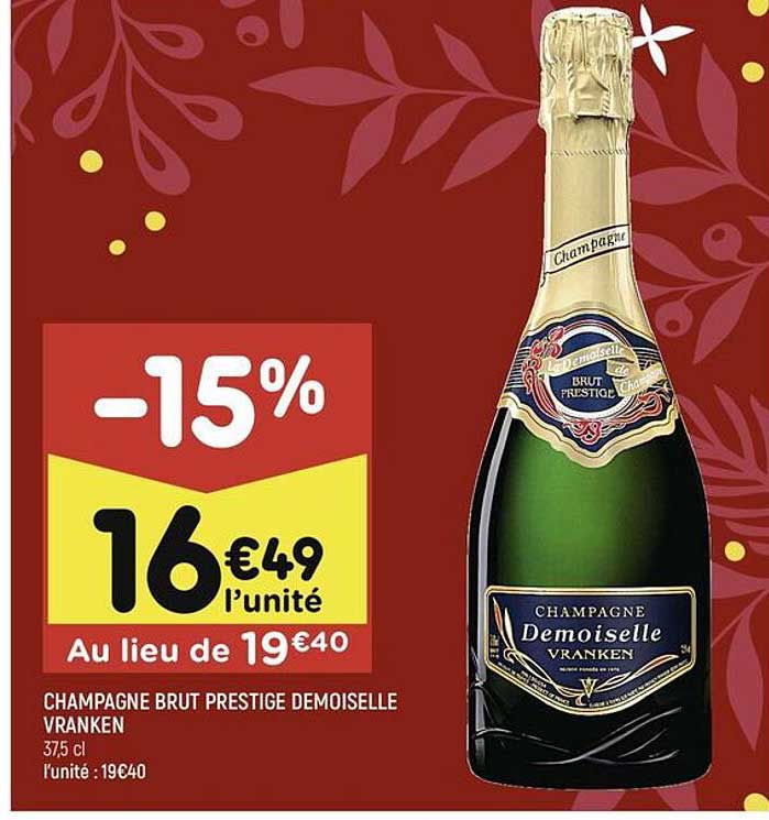 Champagne Brut Prestige Demoiselle Vranken