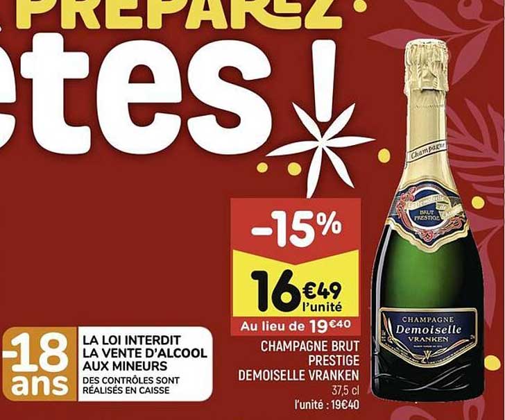 Champagne Brut Prestige Demoiselle Vranken