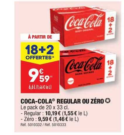 Coca-cola Regular Ou Zéro