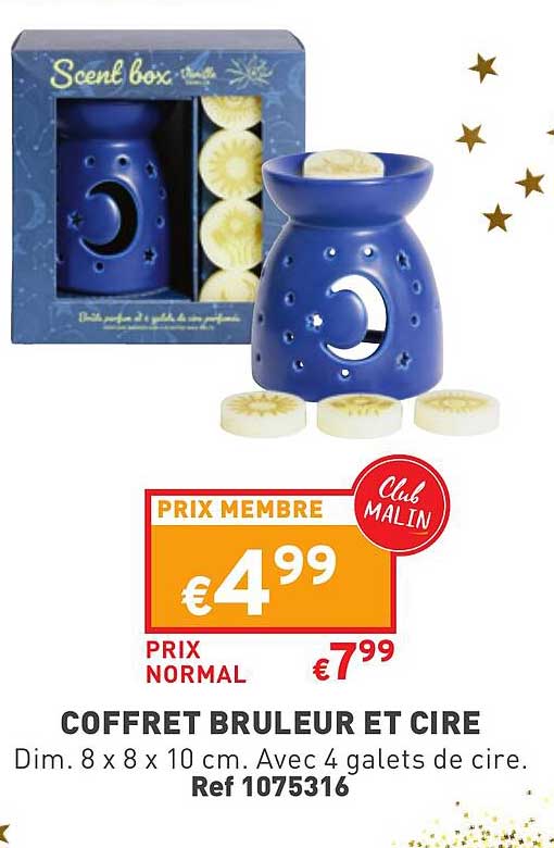 coffret brûleur et cire