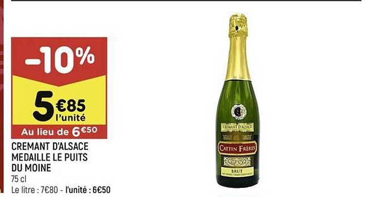 cremant d'alsace medaille le puits du moine