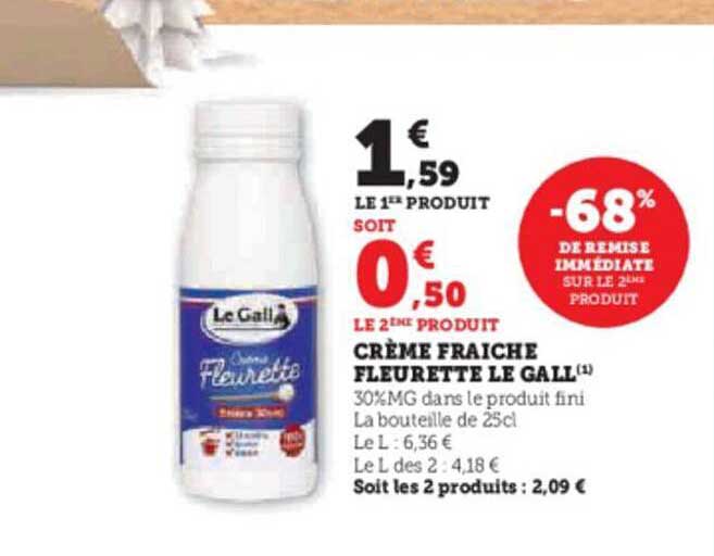 creme fraiche fleurette le gall