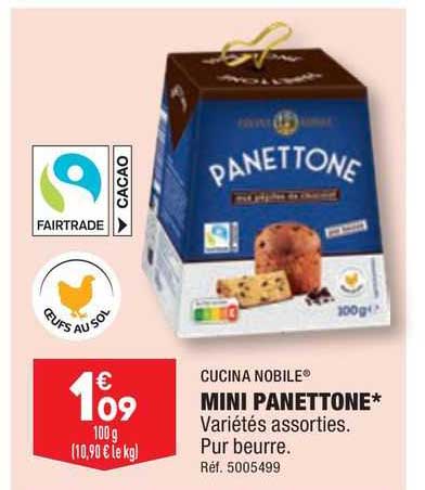 cucina nobile mini panettone
