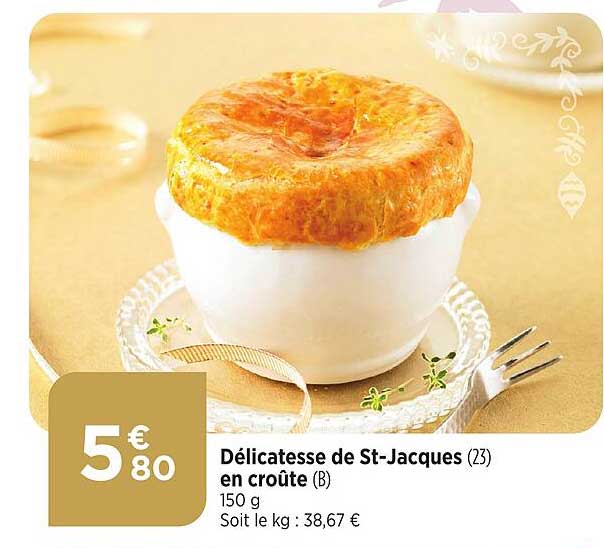 délicatesse de st-jacques en croûte
