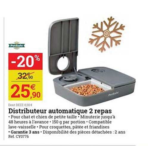 distributeur automatique 2 repas petsafe