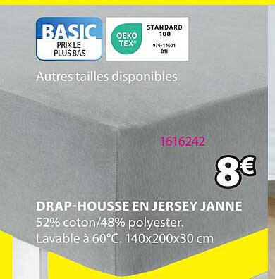 drap-housse en jersey janne