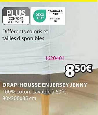 drap-housse en jersey jenny