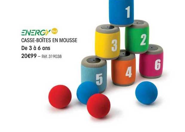 energy casse-boîtes en mousse