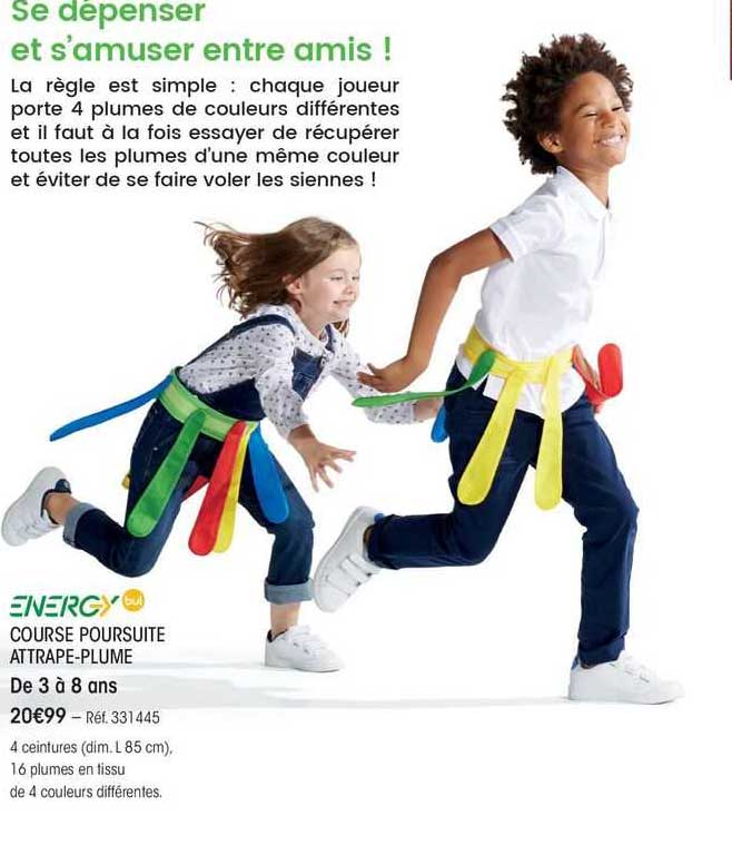 energy course poursuite attrape-plume