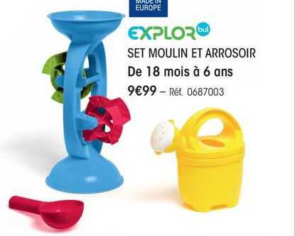 explor set moulin et arrosoir