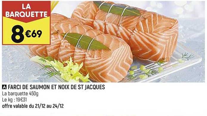 farci de saumon et noix de st jacques