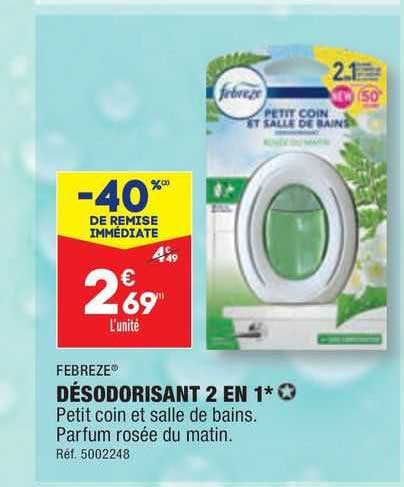 Febreze Désodorisant 2 En 2