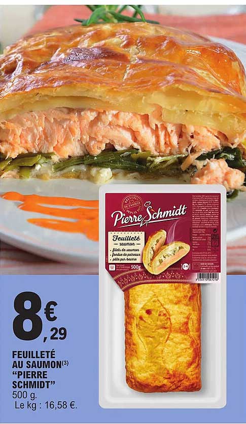 feuilleté au saumon "pierre schmidt"