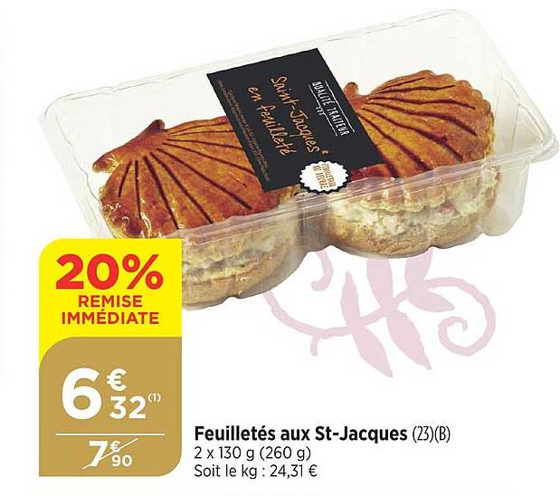 feuilletés aux st-jacques