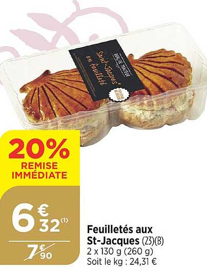feuilletés aux st-jacques
