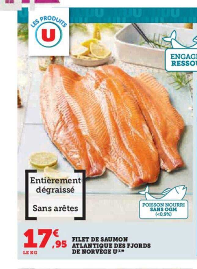 Filet De Saumon Atlantique Des Fjords De Norvège U