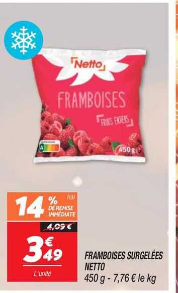 Framboises Surgelées