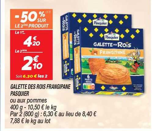 Galette Des Rois Frangipane Pasquier