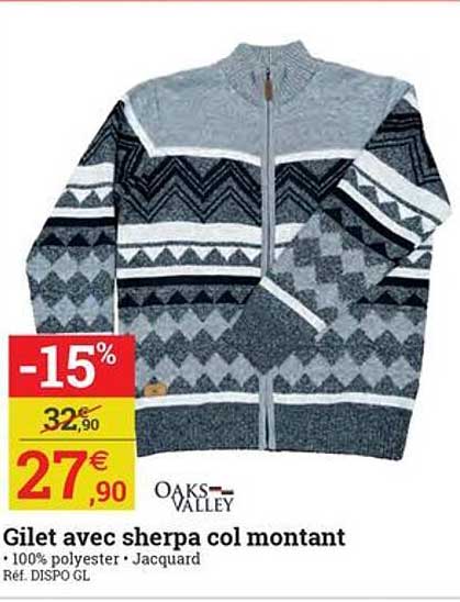 Gilet Avec Sherpa Col Montan Oaks Valley