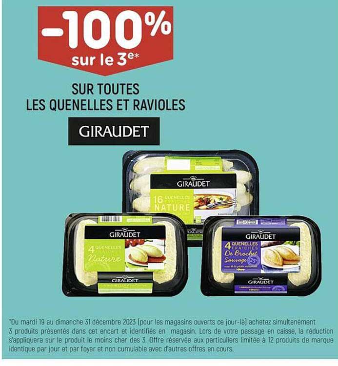 giraudet sur toutes les quenelles et ravioles