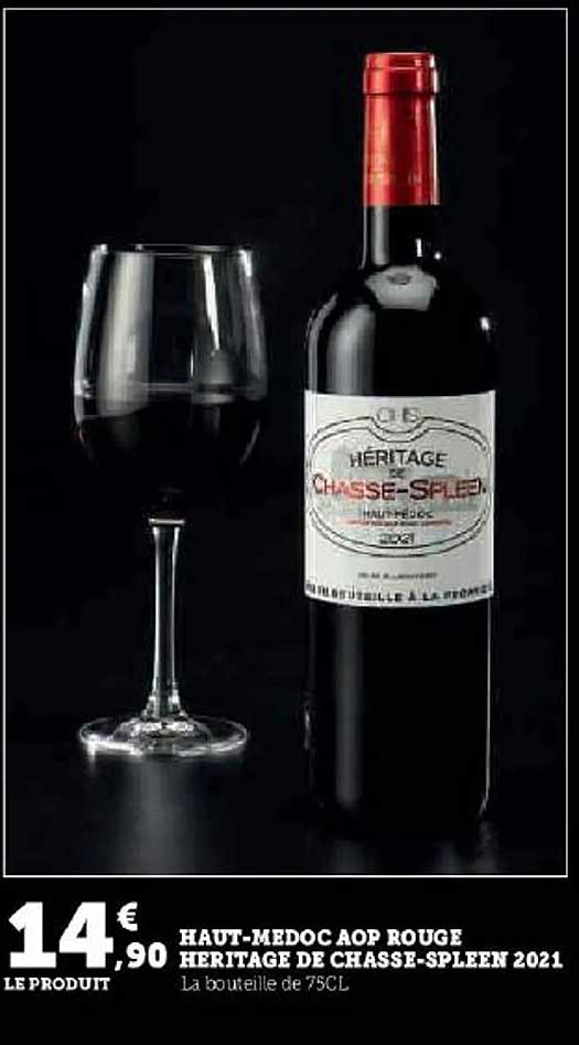 haut-medoc aop rouge  heritage de chasse-spleen 2021