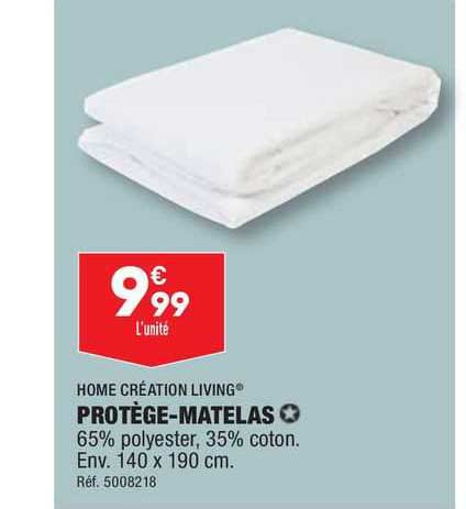 home création living protège-matelas