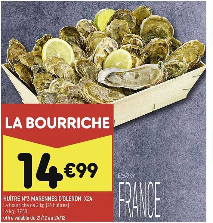 huître n°3 marennes d'oleron x24