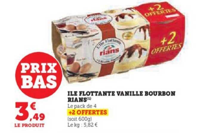 ile flottante vanille bourbon rians