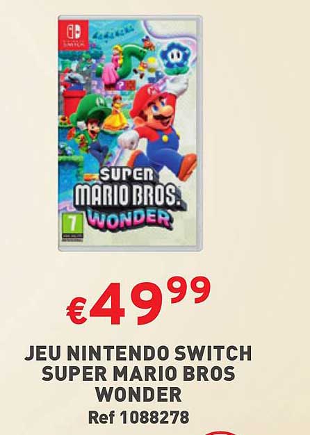 jeu nintendo switch super mario bros wonder