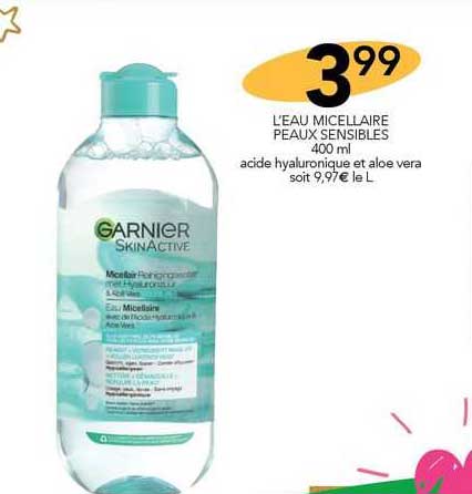 l'eau micellaire peaux sensibles