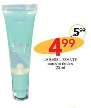 la base lissante pores et ridules