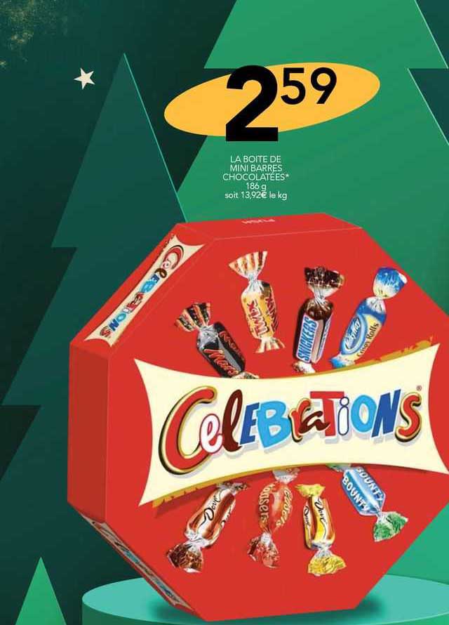 La Boîte De Mini Barres Chocolatées