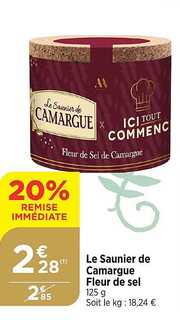 le saunier de camargue fleur de sel