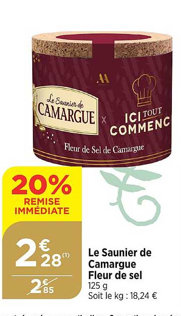 le saunier de camargue fleur de sel