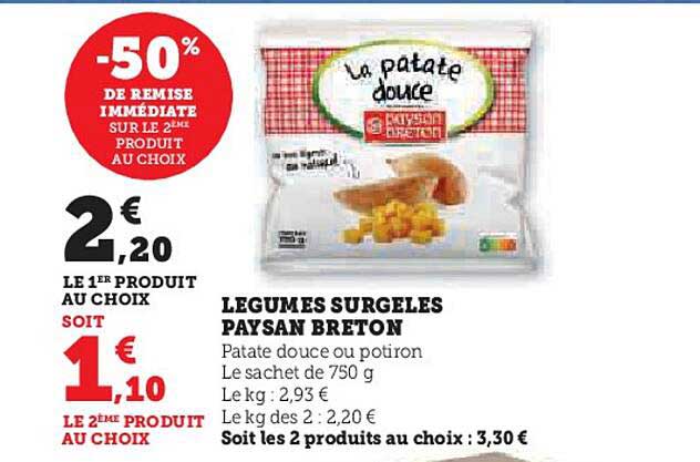 legumes surgeles paysan breton